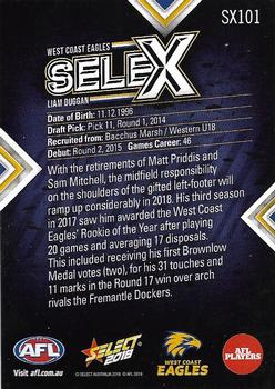 2018 Select Footy Stars - Selex #SX101 Liam Duggan Back